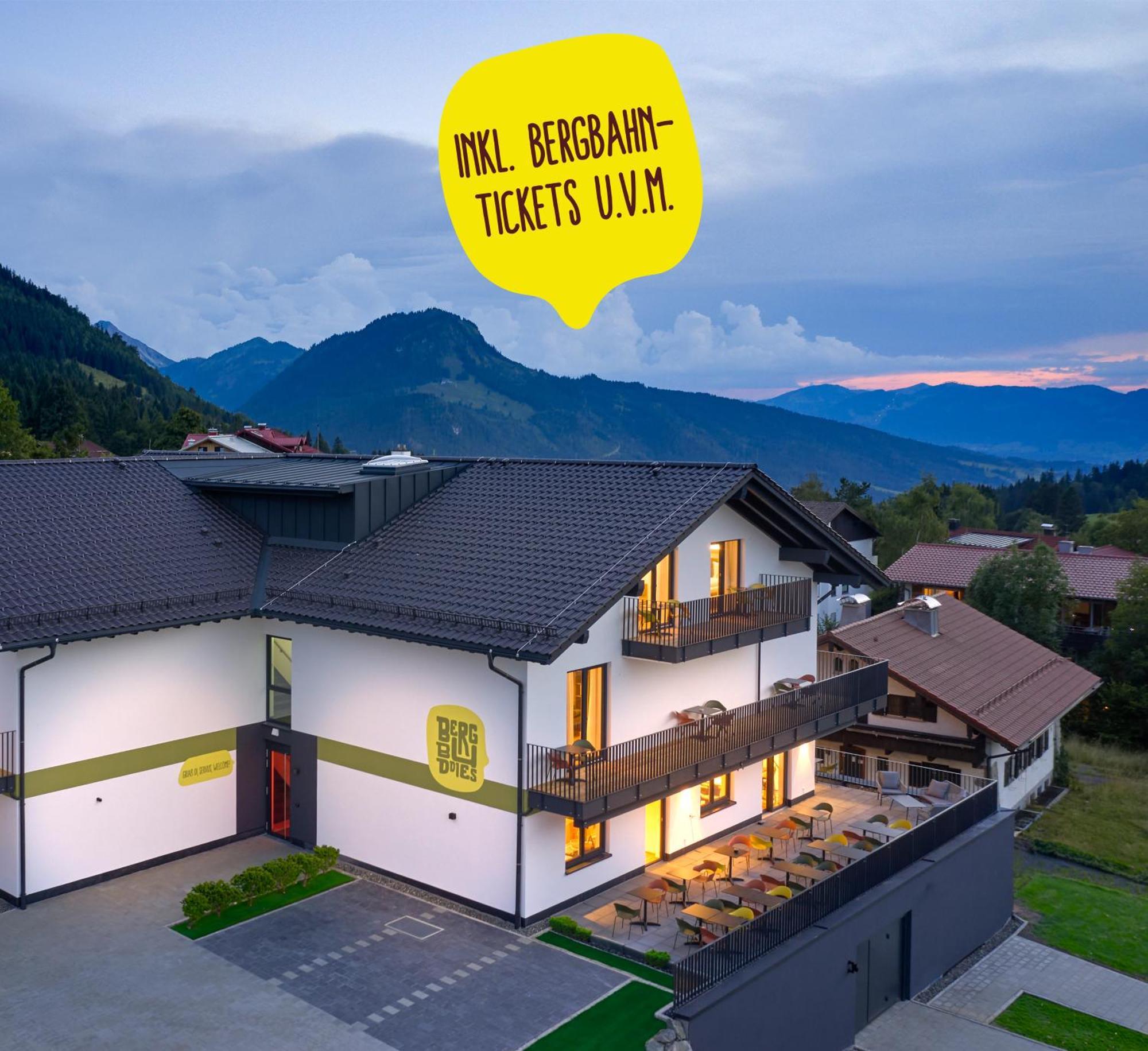 Bergbuddies - Uebernachtung Inklusive Kostenlosen Bergbahntickets Und Vielem Mehr Bad Hindelang Buitenkant foto